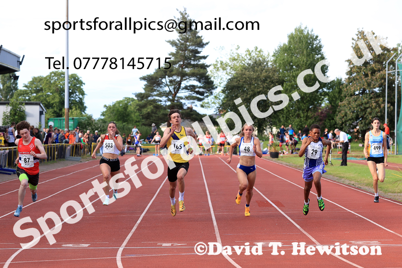 100 metres, 2026 NEGP No 3, Monkton. Photo: David T. Hewitson/Sports for All Pics